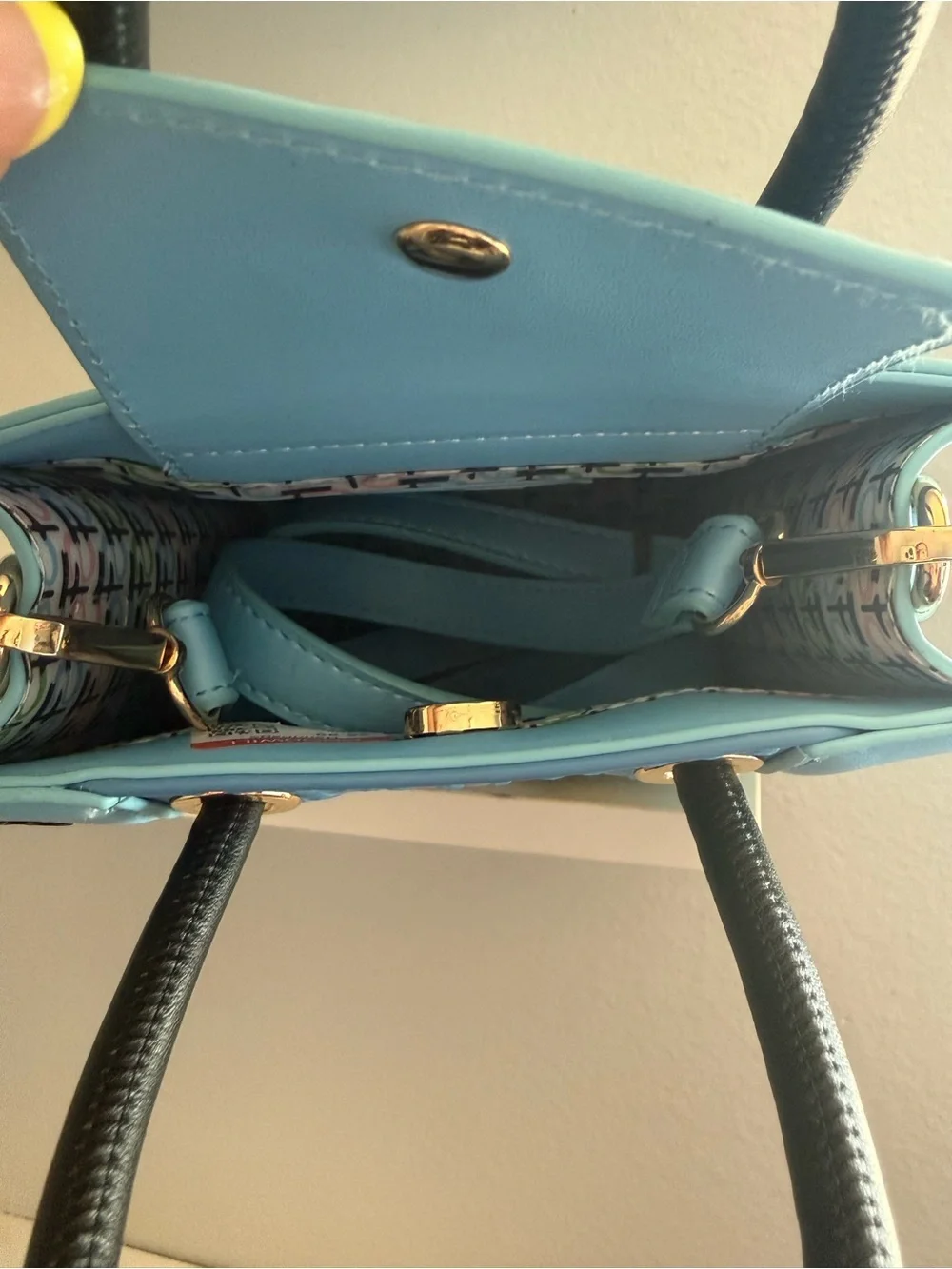 Fred Segal X Powerpuff Girls Bubbles Mini Tote Bag in Light Blue Retail: $180